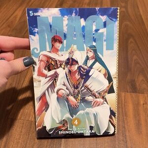 Magi The Labyrinth of Magic‎ Vol 4 Manga English Volume Shinobu Ohtaka 1st Print